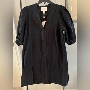 Lilly Pulitzer NWT Mialeigh elbow sleeve black dress